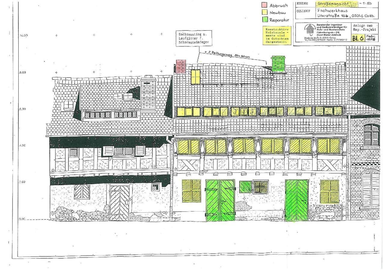 Gerberhaus Cottbus Daire Dış mekan fotoğraf